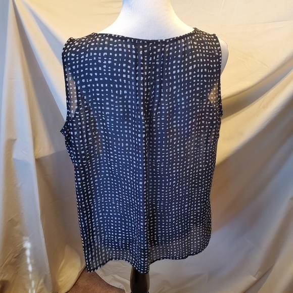 Loft Swoop Neck Top SZ L - Picture 3 of 6